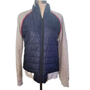 Tommy Hilfiger Blue & Grey Zipper Jacket Size XS